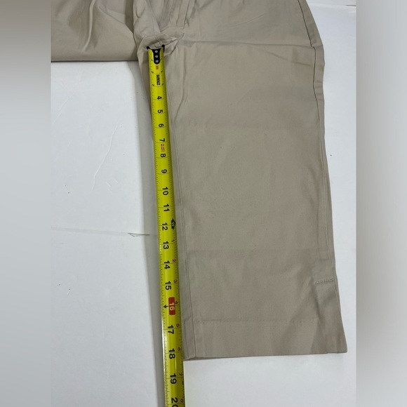 Talbots Perfect Skimmer Pedal Pusher Khaki Pants Size 8P New with Tags - Picture 8 of 10
